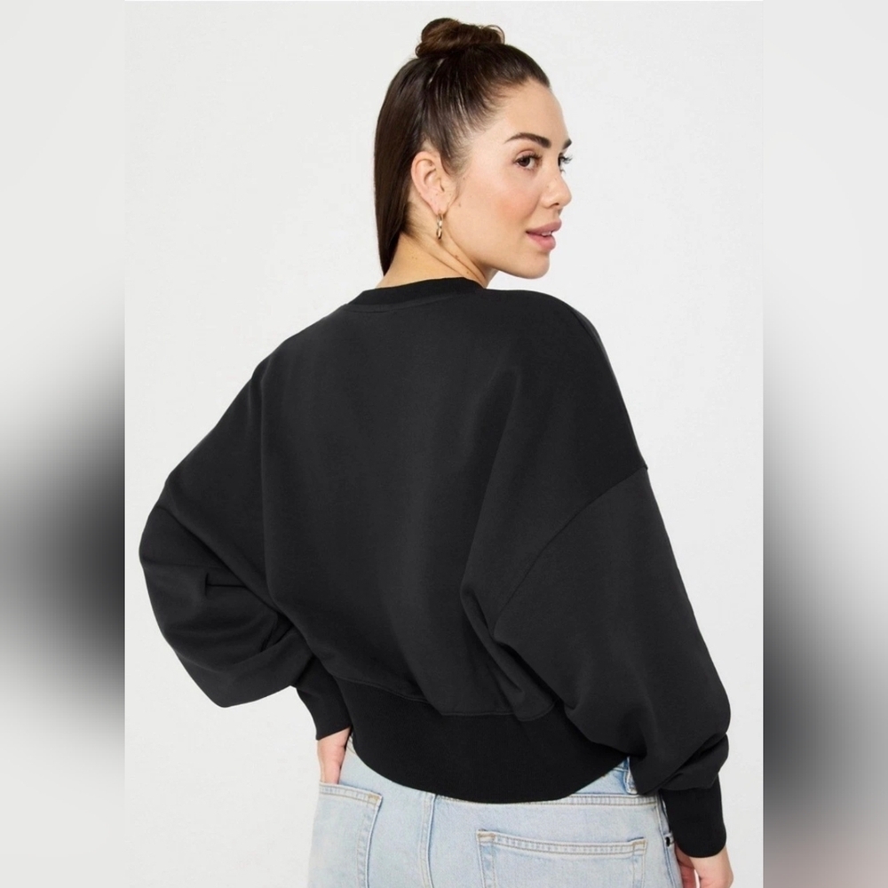 Fabletics Sweatshirt Pullover Women's Large L Bla… - image 2